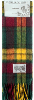Luxury 100% Cashmere Scottish Clan Scarf MacMillan Old Modern