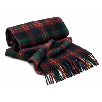 Luxury 100% Cashmere Scottish Clan Scarf Cameron of Erracht Modern