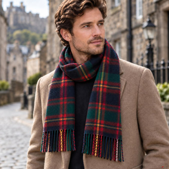 Cashmere Clan Scarf Cameron of Erracht Modern