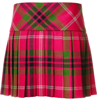 Ladies Pure Wool Tartan Billie Kilt 15" Length Deby Check