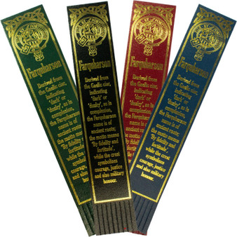 Farquharson Scottish Clan Name Leather Bookmark