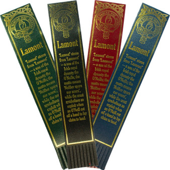 Lamont Scottish Clan Name Leather Bookmark