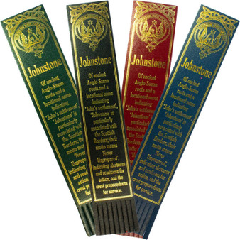 Johnstone Scottish Clan Name Leather Bookmark