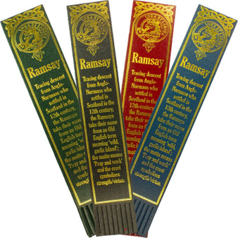 Ramsay Scottish Clan Name Leather Bookmark