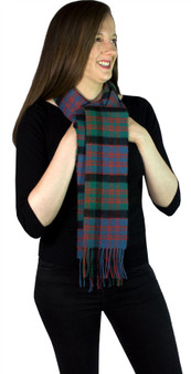 MacDonald Clan Ancient Tartan Brushwool Scarf Scottish Clan