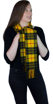 MacLeod Dress Modern Tartan Brushwool Scarf Scottish Clan