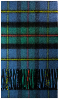 MacLeod Of Harris Ancient Tartan Brushwool Scarf Scottish Clan