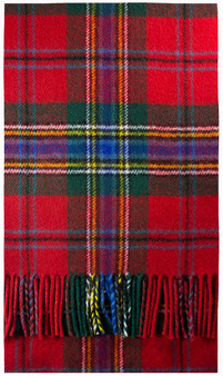 MacLean Of Duart Modern Tartan Brushwool Scarf Scottish Clan