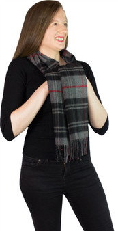 Moffat Modern Tartan Brushwool Scarf Scottish Clan