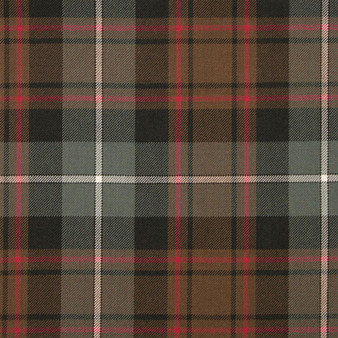 Braeriach 13oz Medium Fabric MacRae Hunting Weathered Tartan 1 Metre