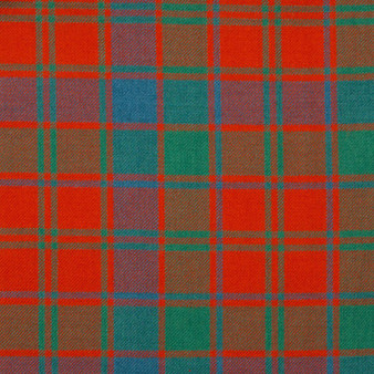 Braeriach 13oz Medium Fabric Robertson Red Ancient Tartan 1 Metre