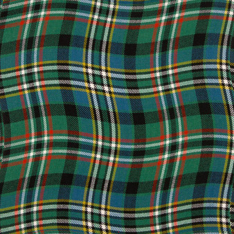 Braeriach 13oz Medium Fabric Scott Green Ancient Tartan 1 Metre