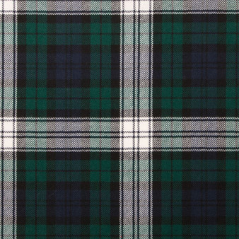 Light Weight 10oz Fabric Material Black Watch Dress Modern Tartan 1 Metre