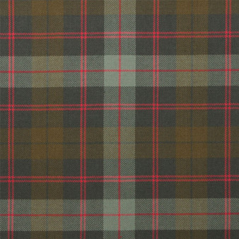 Light Weight 10oz Fabric Material Guthrie Weathered Tartan 1 Metre