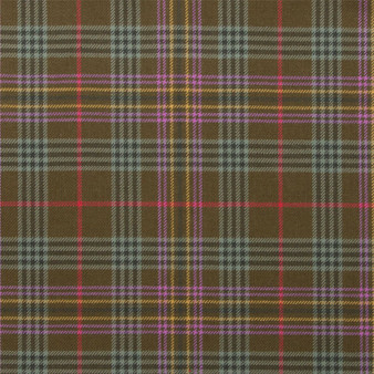 Light Weight 10oz Fabric Material Kennedy Weathered Tartan 1 Metre