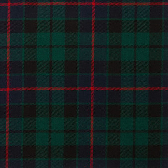Light Weight 10oz Fabric Material Morrison Green Modern Tartan 1 Metre