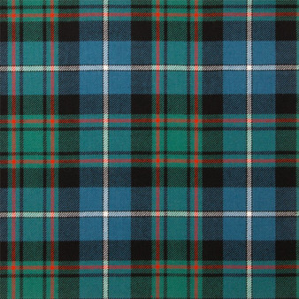 Light Weight 10oz Fabric Material MacRae Hunting Ancient Tartan 1 Metre