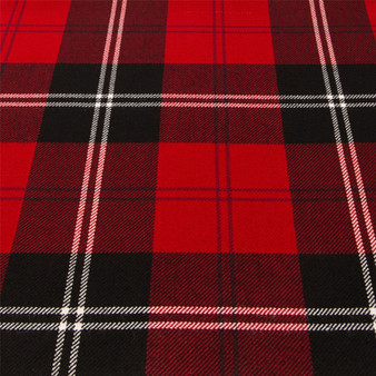 Light Weight 10oz Fabric Material Ramsay Red Modern Tartan 1 Metre