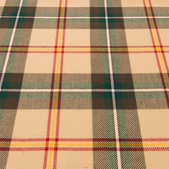 Light Weight 10oz Fabric Material Saskatchewan Canadian Tartan 1 Metre