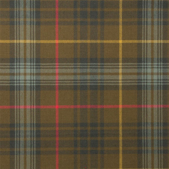 Light Weight 10oz Fabric Material Stewart Hunting Weathered Tartan 1 Metre