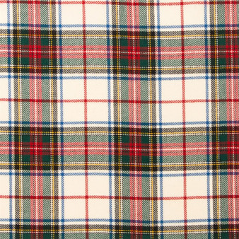 Light Weight 10oz Fabric Material Stewart Victoria Modern Tartan 1 Metre