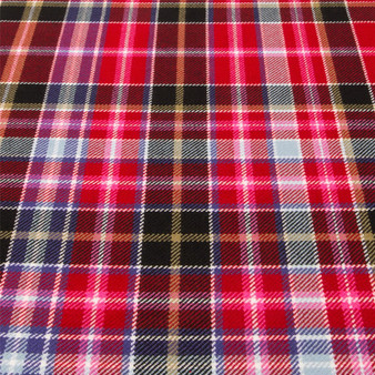 Light Weight 10oz Fabric Material Aberdeen Modern Tartan 1 Metre