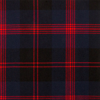 Heavy Weight 16oz Fabric Material Angus Modern Tartan 1 Metre