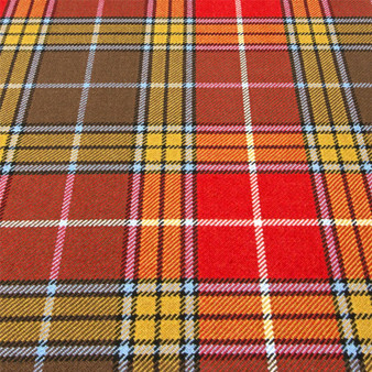 Heavy Weight 16oz Fabric Material Buchanan Old Weathered Tartan 1 Metre