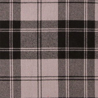 Heavy Weight 16oz Fabric Material Douglas Grey Ancient Tartan 1 Metre