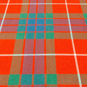 Heavy Weight 16oz Fabric Material Fraser Red Ancient Tartan 1 Metre
