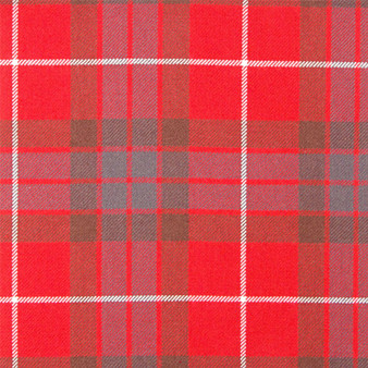 Heavy Weight 16oz Fabric Material Fraser Red Weathered Tartan 1 Metre