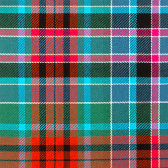 Heavy Weight 16oz Fabric Material Gordon Red Ancient Tartan 1 Metre
