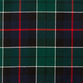 Heavy Weight 16oz Fabric Material Leslie Green Modern Tartan 1 Metre