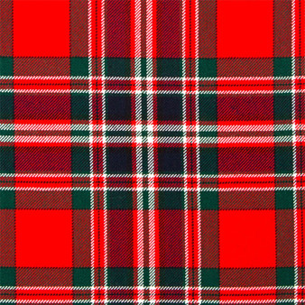 Heavy Weight 16oz Fabric Material MacFarlane Clan Modern Tartan 1 Metre