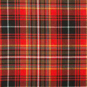 Heavy Weight 16oz Fabric Material MacInnes Red Weathered Tartan 1 Metre