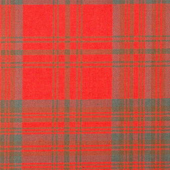 Heavy Weight 16oz Fabric Material Matheson Red Weathered Tartan 1 Metre