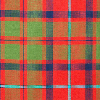 Heavy Weight 16oz Fabric Material Shaw of Tardarroch Red Ancient Tartan 1 Metre