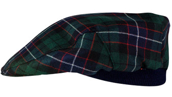 Mens Tartan Flat Cap Mitchell Modern Tartan Plaid Design Mens and Womens One size Elasticated Band Comfort Fit Scottish Made