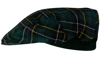 Mens Tartan Flat Cap MacAlpine Modern Tartan Plaid Design Mens and Womens One size Elasticated Band Comfort Fit Scottish Made