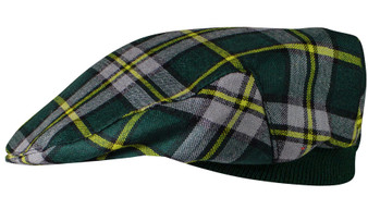 Mens Tartan Flat Cap Cape Breton Canadian Tartan Plaid Design Mens and Womens One size Elasticated Band Comfort Fit Scottish Made