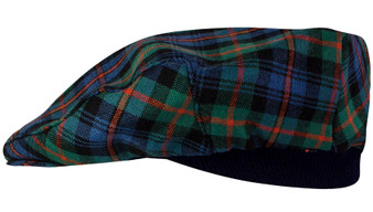 Mens Tartan Flat Cap Murray of Atholl Ancient Tartan Plaid Design Mens and Womens One size Elasticated Band Comfort Fit Scottish Made