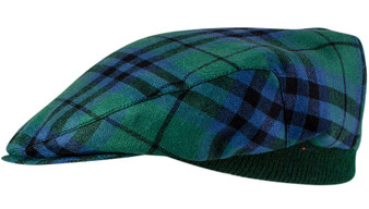 Mens Tartan Flat Cap Keith Ancient Tartan Plaid Design Mens and Womens One size Elasticated Band Comfort Fit Scottish Made