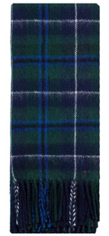 Lambswool Scarf & Flat Cap Matching Gift Set Douglas Modern Tartan Plaid One Size