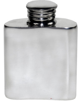 Small 1oz Pewter Purse Flask with Butterfly Design Can be Engraved on Back