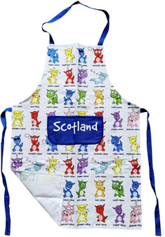 Kitchen Apron Naughty Nessie Loch Ness Monster with Pocket Scotland 100% Cotton