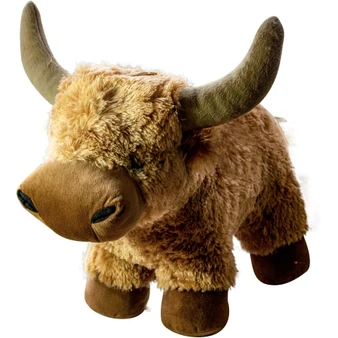 Fluffy Highland Cow Soft Toy Extra Large 18 Inch Teddy Bear