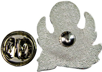 Scottish Thistle Design Pin Badge Flower of Scotland Purple Amethyst Crystal Stone Lapel Pin