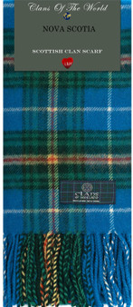 Nova Scotia Tartan Clan Scarf 100% Soft Lambswool