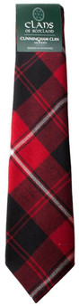 Cunningham Clan 100% Wool Scottish Tartan Tie