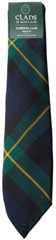 Gordon Clan 100% Wool Scottish Tartan Tie